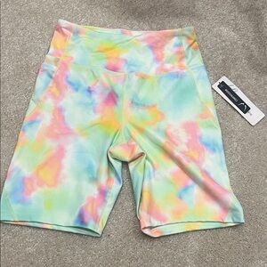 Colorful Tie-Dye Women's biker Shorts
